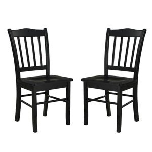 Boraam Black Shaker Dining Chairs, Set of 2