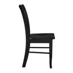 Boraam Black Shaker Dining Chairs, Set of 2