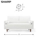 Silent Silver/Chrome 10 Inch Wall Clock