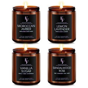 Aromatherapy Candle Gift Set - 4 Pack