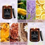 Aromatherapy Candle Gift Set - 4 Pack