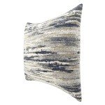Navy Blue Striped Throw Pillow Covers – Set of 2