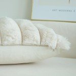Faux Fur Plush Decorative Throw Pillow Covers - 2 Pack