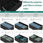 YITAHOME 3-Drawer Locking Lateral File Cabinet