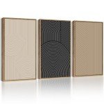 Mid-Century Modern Abstract Framed Wall Art