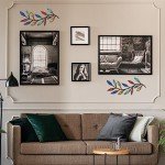 Metal Tree Leaf Wall Art – Elegant 2-Piece Set