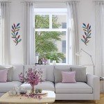 Metal Tree Leaf Wall Art – Elegant 2-Piece Set