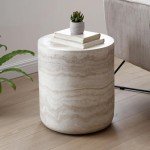 JURMALYN Modern Round Coffee Table Set of 2