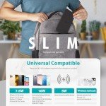 Wireless Charging Valet Tray and Nightstand Organizer