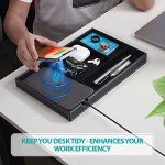 Wireless Charging Valet Tray and Nightstand Organizer