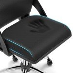 TranquilRelax Large Foam Seat Cushion - Black