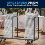 Flash Furniture Hercules Series Stackable Folding Chairs Set