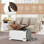 3-Piece Farmhouse Coffee & Side Table Set