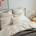 Cream White Decorative Throw Pillow Covers Set of 4