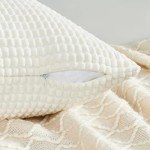 Cream White Decorative Throw Pillow Covers Set of 4