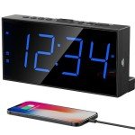 Digital Dual Alarm Clock with USB Charger