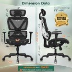 Gabryllly Ergonomic Big & Tall Office Chair