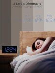 Digital Dual Alarm Clock with USB Charger