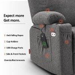 MCombo Petite Power Lift Recliner Chair with Massage
