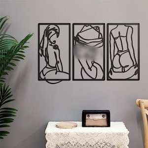 Modern Minimalist Abstract Line Art Wall Decor