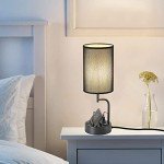 Modern Table Lamp Set with USB Charging Ports