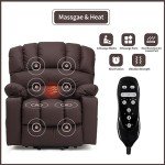 Power Lift Recliner Chair with Massage and Heat