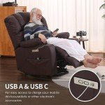 Power Lift Recliner Chair with Massage and Heat