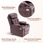 Large Power Lift Recliner Chair with USB Ports