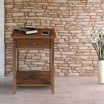 Warm Brown Night Owl USB Nightstand