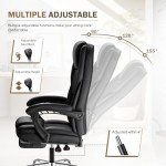 Ergonomic Executive Office Chair with Footrest