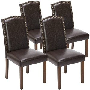 Set of 4 Modern Upholstered Dining Chairs