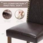 Set of 4 Modern Upholstered Dining Chairs