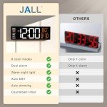 16" Digital Wall Clock with Remote Control