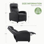 Massage Recliner Chair with Lumbar Support for Home