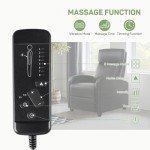 Massage Recliner Chair with Lumbar Support for Home