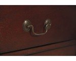 Alisdair Traditional 2 Drawer Nightstand, Dark Brown