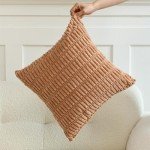 Set of 2 Decorative Corduroy Throw Pillow Covers