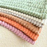 Set of 2 Decorative Corduroy Throw Pillow Covers