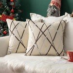 Cozy Chenille Throw Pillow Covers - Set of 2