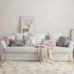 Cozy Chenille Throw Pillow Covers - Set of 2
