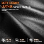 Ergonomic High-Back Executive Leather Office Chair