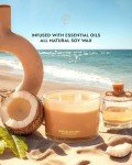 96NORTH Tropical Beach Scented 3-Wick Candle