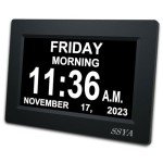 Extra Large Digital Alarm Clock with Calendar