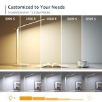 Versatile Dimmable LED Desk Lamp with 5 Colors