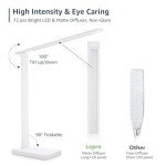 Versatile Dimmable LED Desk Lamp with 5 Colors