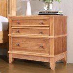 Merax Mid-Century Modern 3-Drawer Nightstand