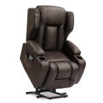 Power Lift Recliner Sofa with Massage and Heat