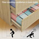 2-Drawer Locking File Cabinet with Printer Stand