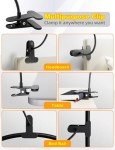Reifeiniwei Clamp Desk Lamp with RGB & Warm Light