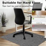 Durable Office Chair Mat for Hard Floors 36"x48